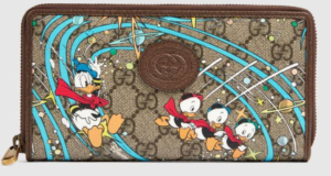 DISNEYxGUCCI ドナルドダック ジップアラウンドウォレット