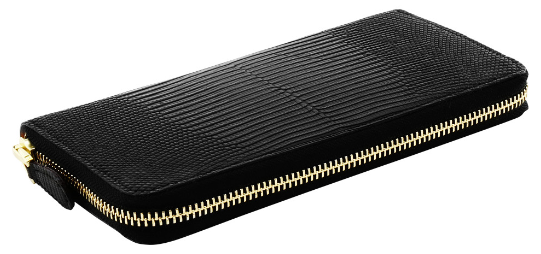 ガンゾ GANZO リザード5 ファスナー小銭入れ付き長財布 定価6.5万円  